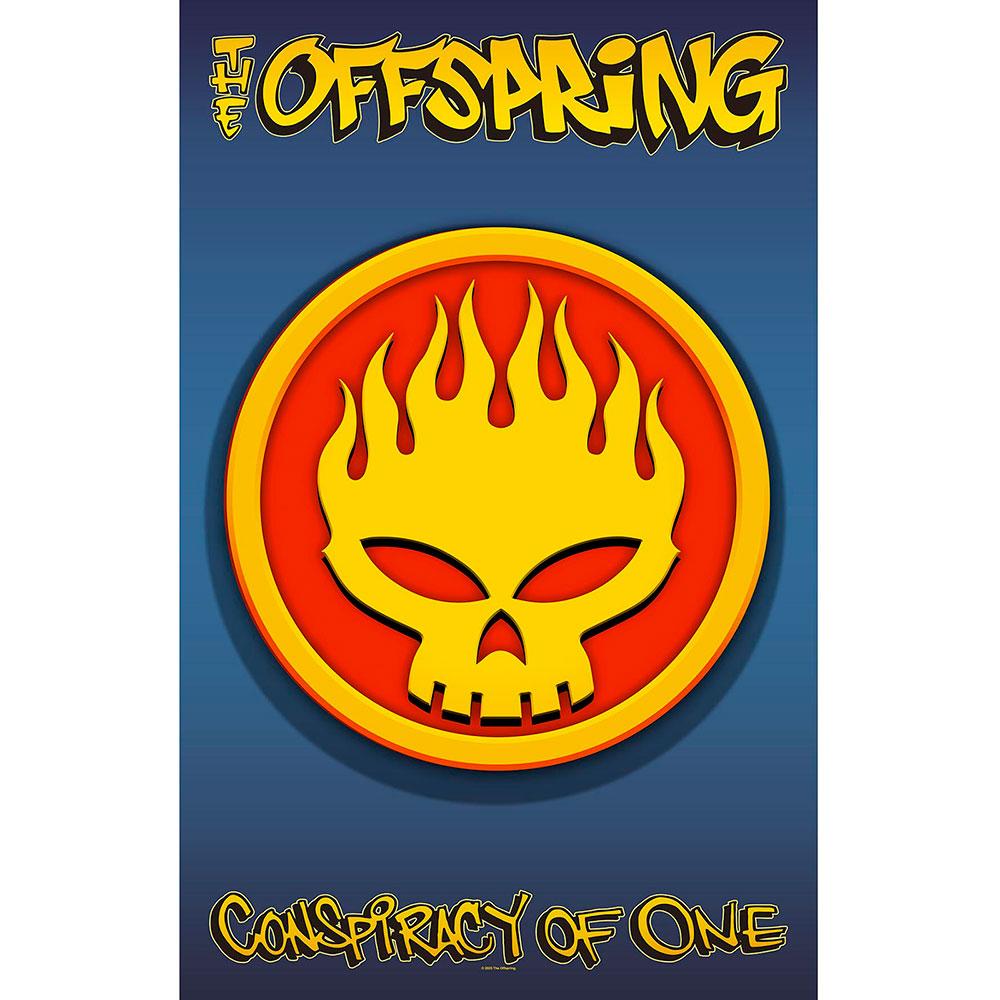 The Offspring - Conspiracy Of One Textiel Poster - Blauw